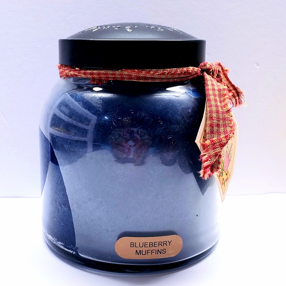 BLUEBERRY MUFFINS -A Cheerful Giver- Papa Jar Scented Candle, 34 oz
